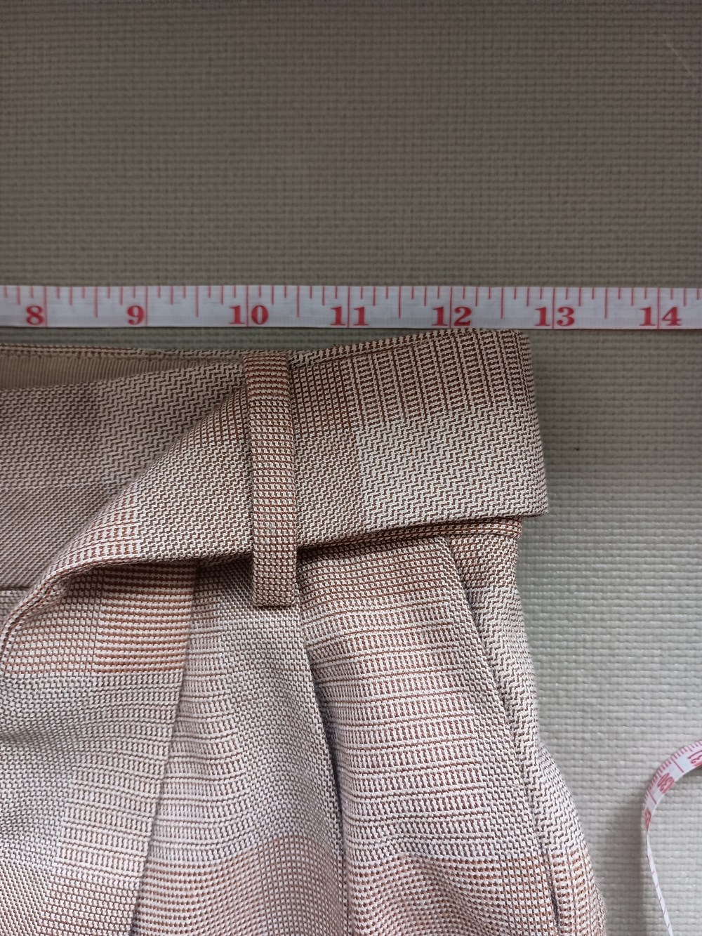 Acler Chelsea Pant In Check - Plaid High-Waist Straight-Leg Pants Belt Pockets - Picture 11 of 14